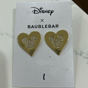 Baublebar NWT Disney X Gold CZ Hearts